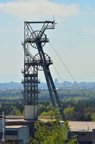 Obraz na płótnie Katowice - Kostuchna - kopalnia w salonie