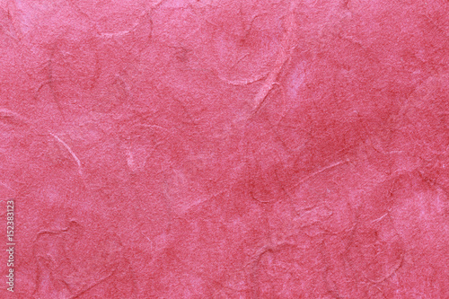 Red mulberry paper surface for the design Texture backdrop in your work.