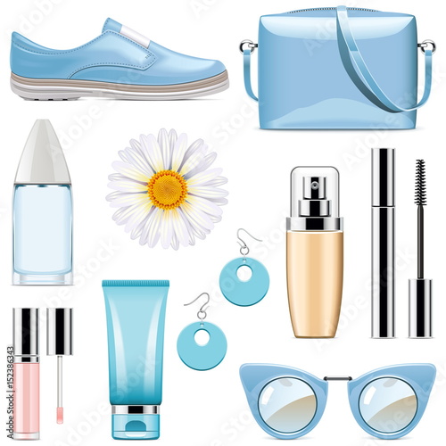 Vector Fashion Accessories Set 3