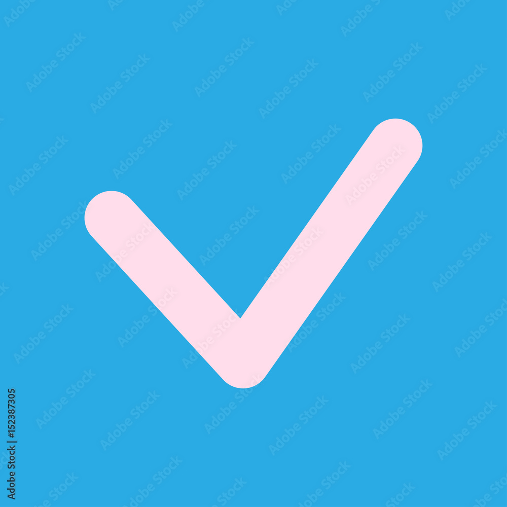 Yes icon, vector illustration. Flat design style. Yes icon, vector illustration. Flat design style.
