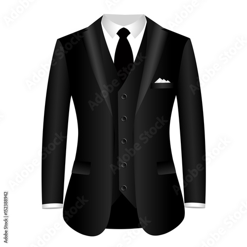 Wedding men's suit, tuxedo.