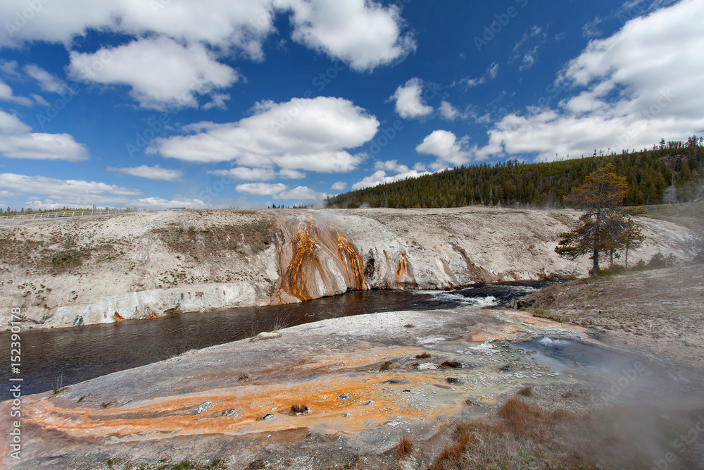 Φωτογραφία Upper geyser basin, Yellowstone National Park, Wyoming, United States of America