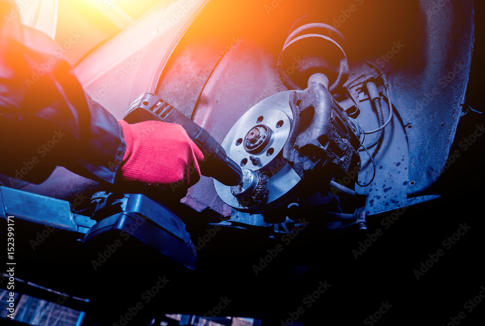 cleaning disk brakes