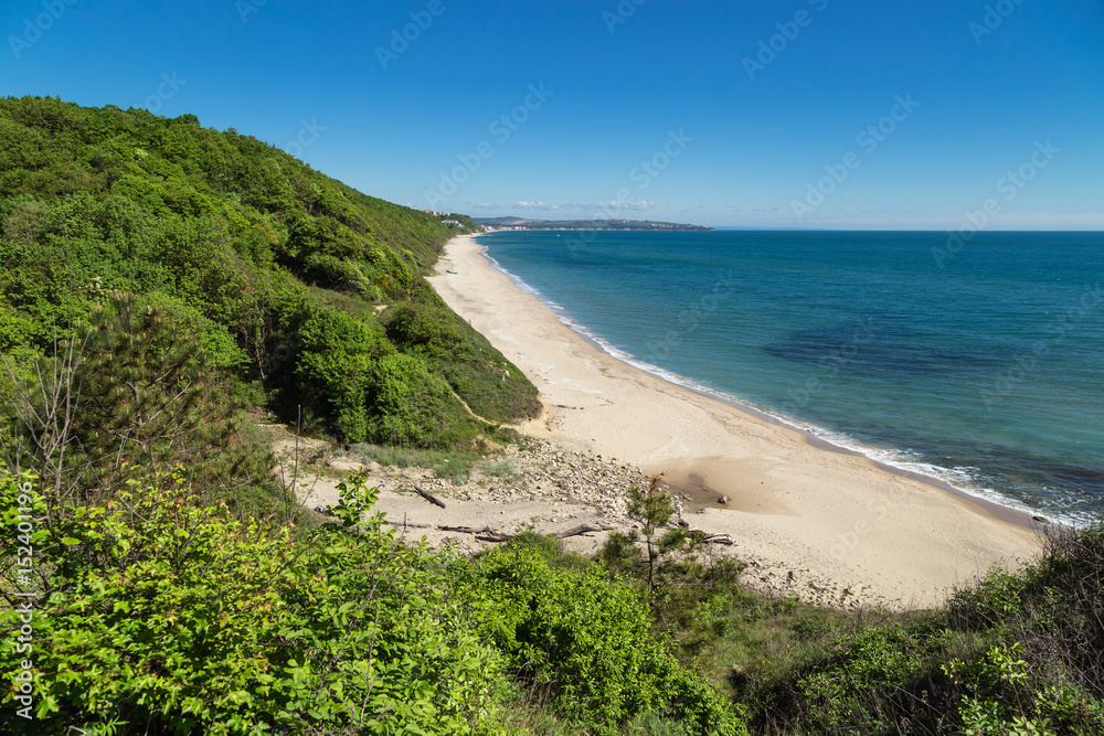Panoramic view to sea resort Obzor, Bulgaria Panoramic view to sea resort Obzor, Bulgaria