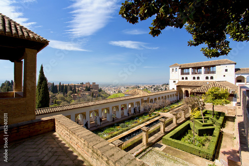 Alhambra of Granada, Andalusia, Spain photo
