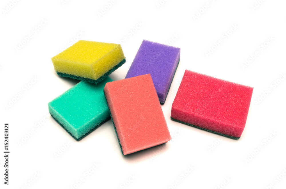 Sponges isolated. Sponges isolated.