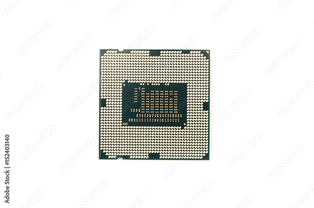 Processor chip, cpu (central processing unit) isolated. Processor chip, cpu (central processing unit) isolated.