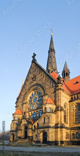 katholische Pfarrgemeinde St. Franziskus Xaverius, Garnisonkirche St. Martin, Dresden Neustadt, Sachsen, Deutschland, ÖffentlicherGrund
