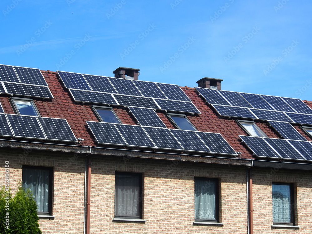Solaranlage auf Reihenhaus Solaranlage auf Reihenhaus