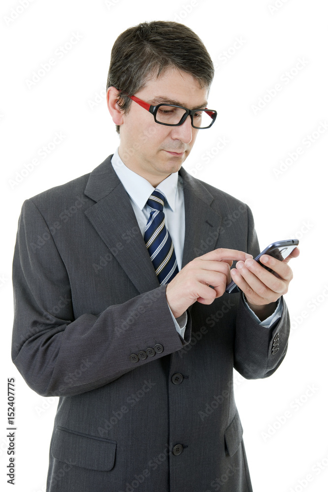 on the phone on the phone