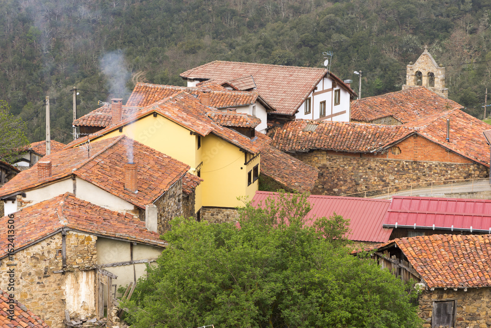 The village of Cambarco in Cantabria, Spain The village of Cambarco in Cantabria, Spain