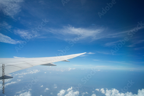 wing of an airplane