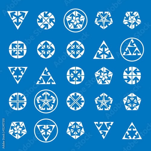 Abstract unusual vector sym...