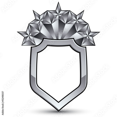 3d heraldic vector template...