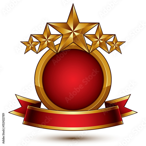 Vector glamorous round elem...