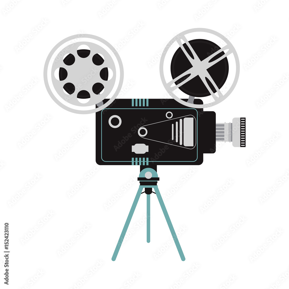 Obraz premium film projector icon image vector illustration design