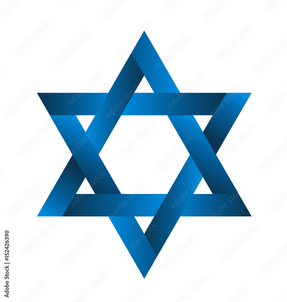 Jewish star symbol logo