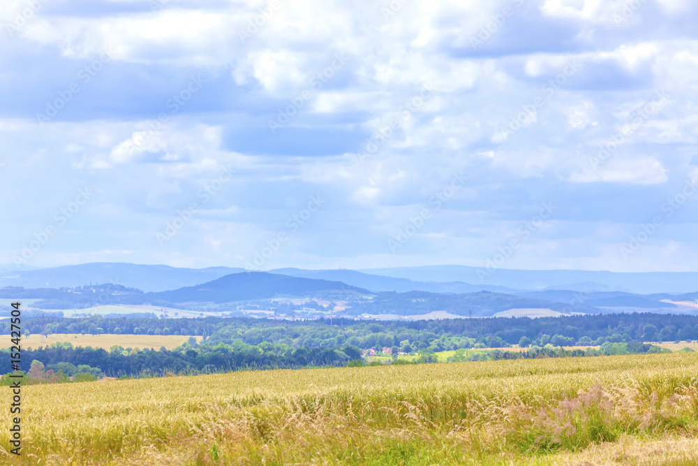 Summer beautiful landscape, Czech Republic
