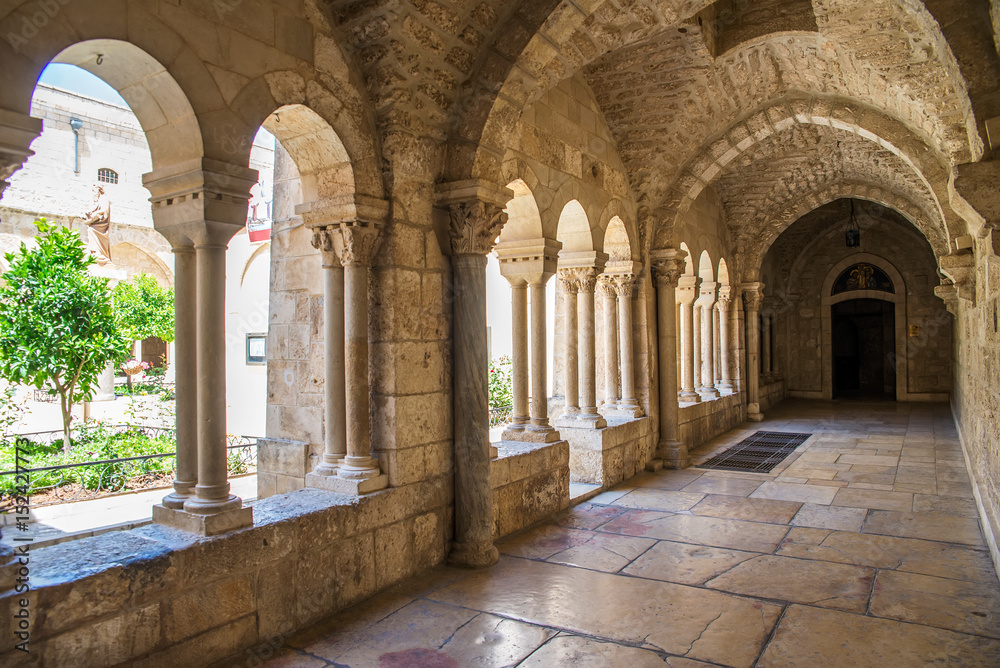 The Church of the Nativity is a basilica located in Bethlehem The Church of the Nativity is a basilica located in Bethlehem
