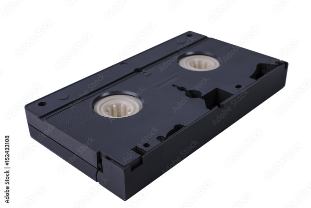 Video cassette isolated on white background. Video cassette VHS Video cassette isolated on white background. Video cassette VHS