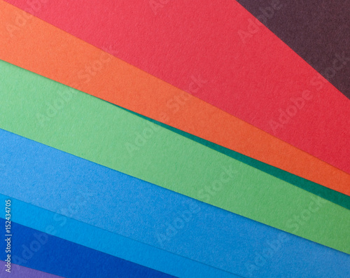 Colored paper close up