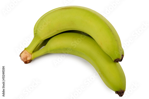 bananas on a white background