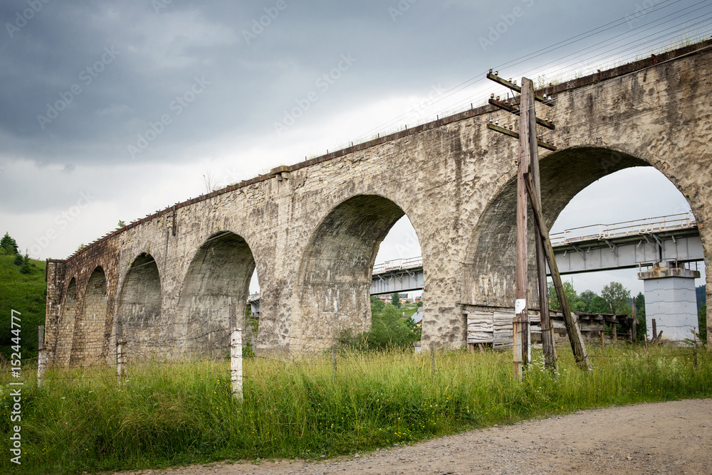 the old stone railway bridge