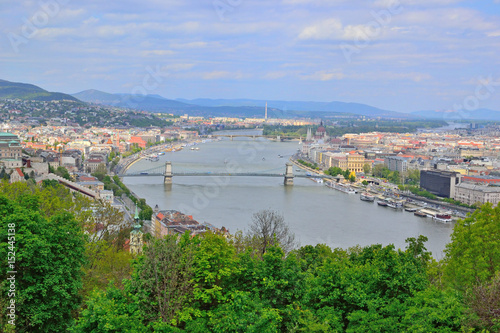 Budapest vista dalla Collina Gellért 