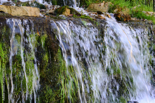 Water flow from the source