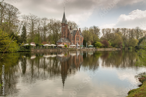 Reflections in Lover's Lake, Bruges, Belgium