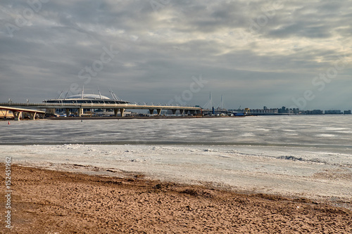 Football stadium at Saint-Petersburg.