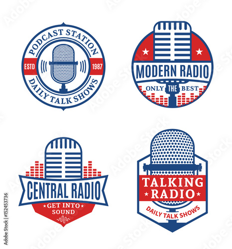 Vector radio logo