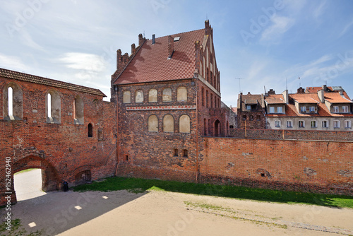Toruń, Polska- mury obronne.