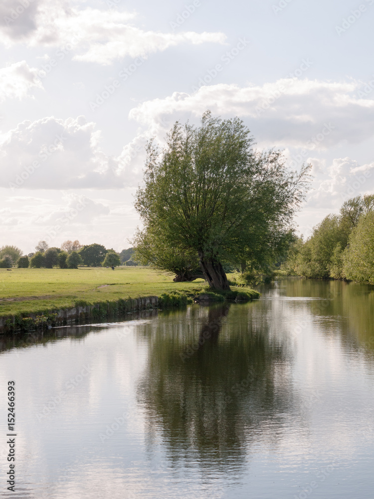 a riverside open scene outside in the country in essex england uk with no people and o boats, very lush and pretty on a late summer's afternoon a riverside open scene outside in the country in essex england uk with no people and o boats, very lush and pretty on a late summer's afternoon