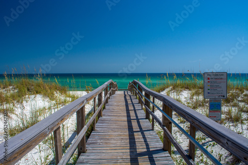wooden bridge on the sea