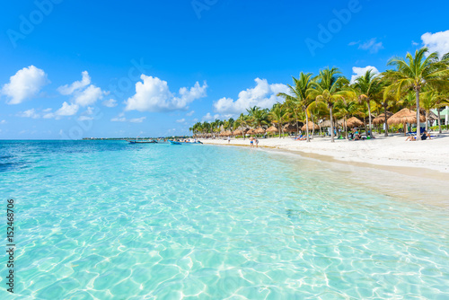 Akumal beach - paradise bay Beach in Quintana Roo, Mexiko - caribbean coast