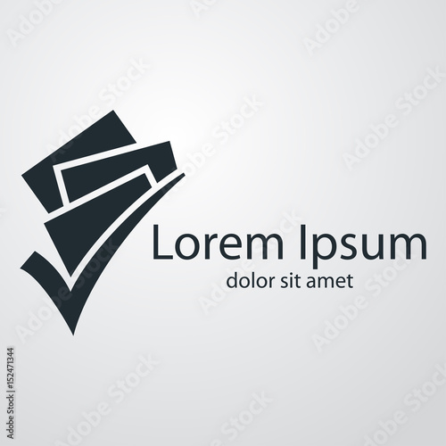 Logotipo validacion documentos en fondo degradado