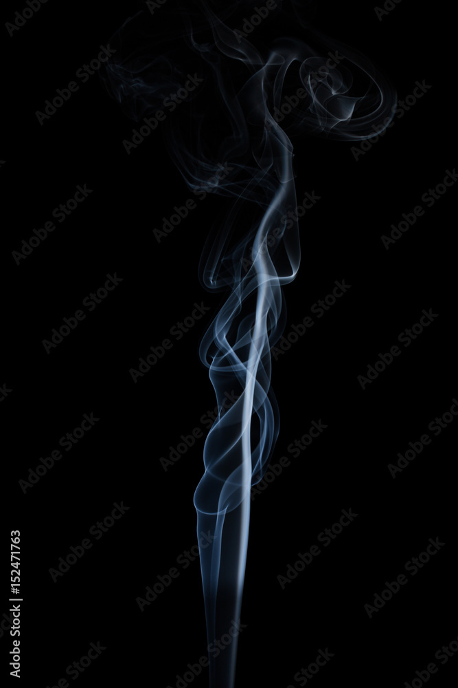 smoke on black background smoke on black background