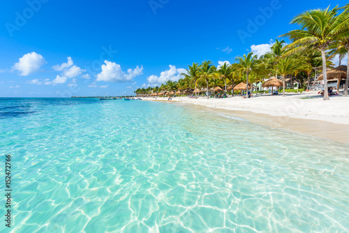 Akumal beach - paradise bay Beach in Quintana Roo, Mexiko - caribbean coast
