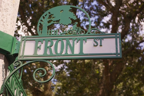 Sign out front