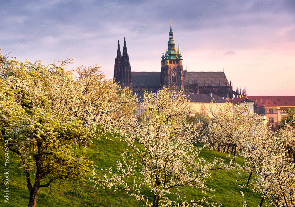 Spring time at Prague, Czech republic.