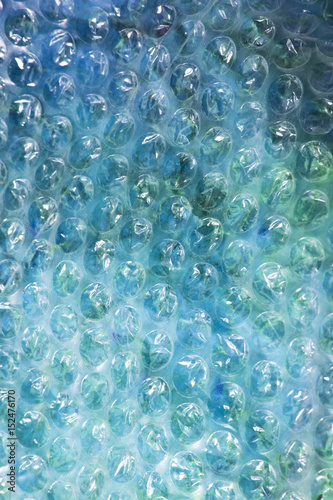 Abstract Bubble Wrap Plastic Background