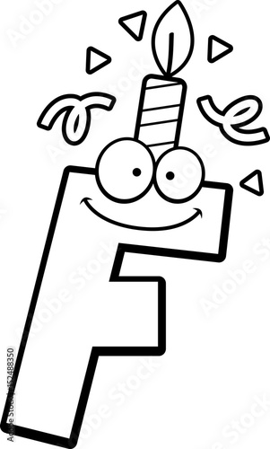 Wallpaper Mural Cartoon Letter F Birthday Torontodigital.ca