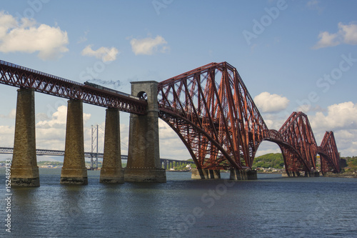 The Flying Scotsman over The Forth Rail Bridge