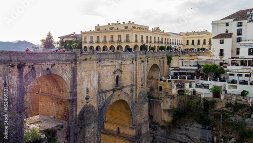 New bridge of Ronda, located on the Tajo de Ronda. Throat excavated by the Rio Guadalevín.