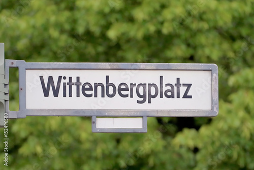 Canvas Print Berlin Wittenbergplatz