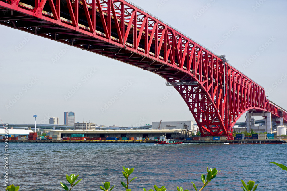 Fototapeta premium 大阪港大橋