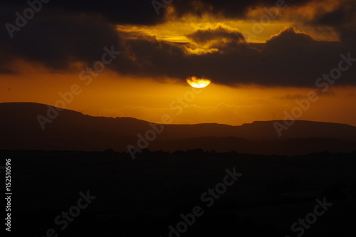 dark sky sunset 