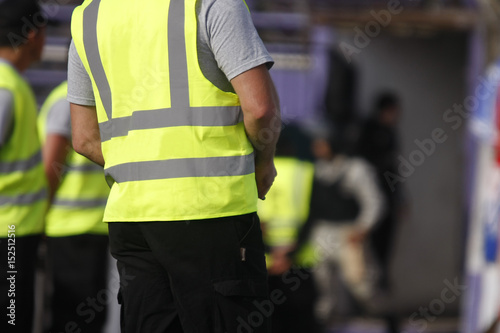 Security staff in sports event