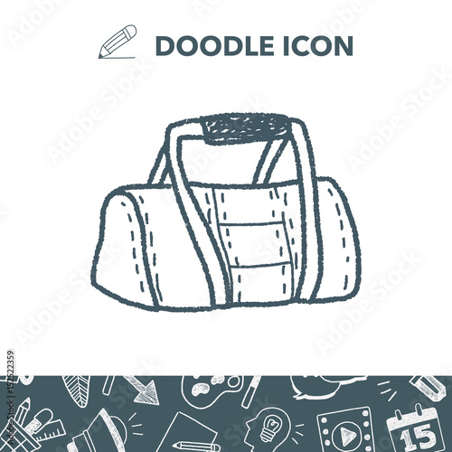 sport bag doodle